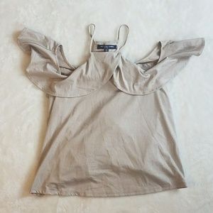 One Clothing Cream Off the Shoulder Blouse